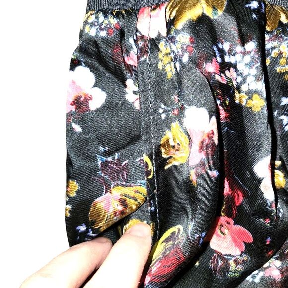 Cinq a Sept Giles Women's Graphite Multi Floral Polyester Jogger Pants Size S - Picture 8 of 12